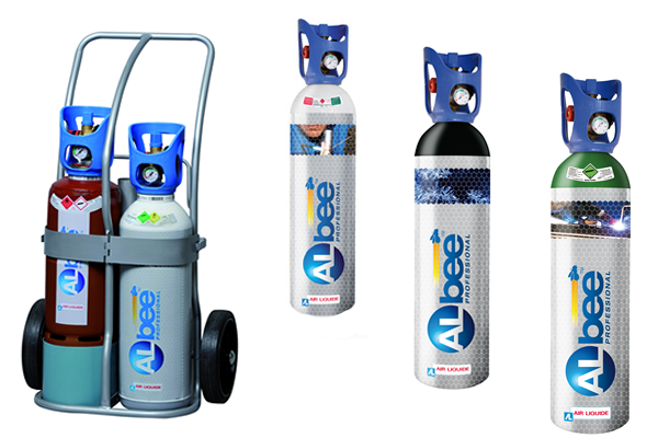 albee rental free cylinders for oxygen, acetylene, nitrogen, and welding gases